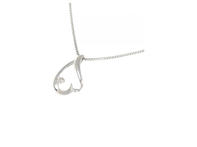Autre Marque Collana in platino e diamanti Argento - vista 3