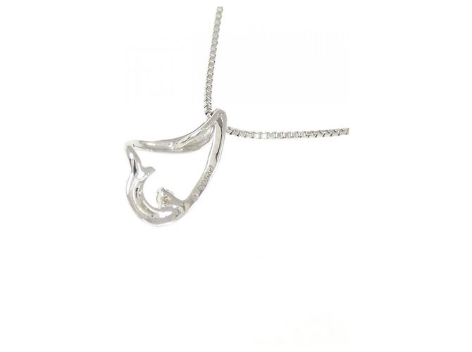 Autre Marque Collana in platino e diamanti Argento - vista 4