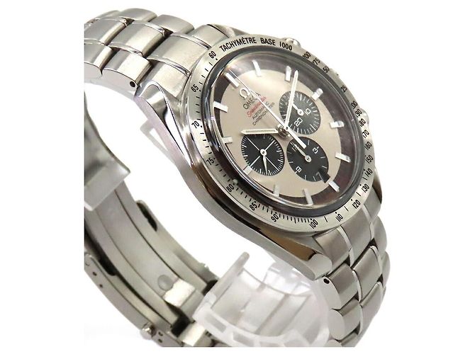 Omega Speedmaster Schumacher Legend Edelstahl Uhr limitiert Schwarz - Ansicht 3