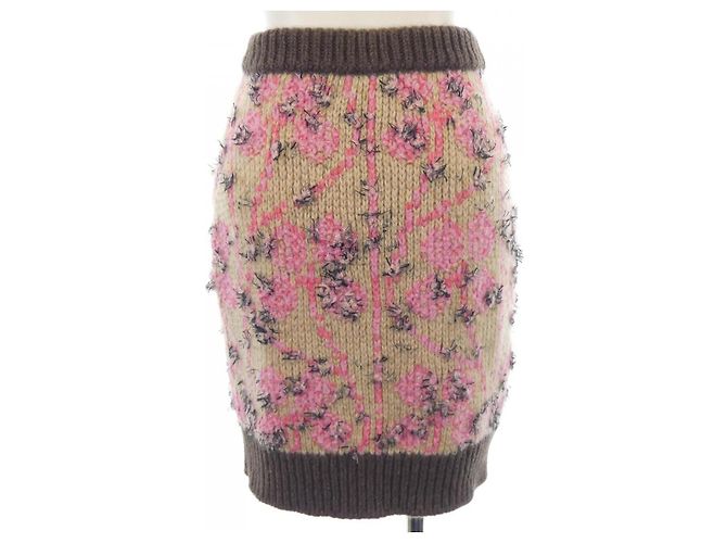 Timeless Chanel Lammwollrock Pink Beige - Ansicht 2