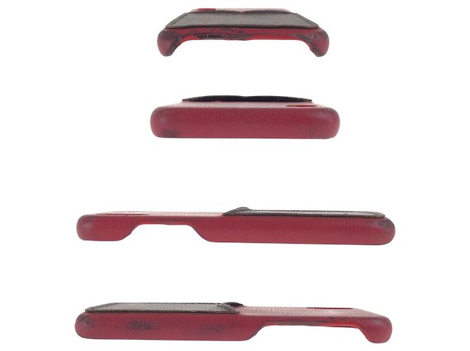 Funda de teléfono Bumper Monogram Louis Vuitton Castaño Roja - vista 3