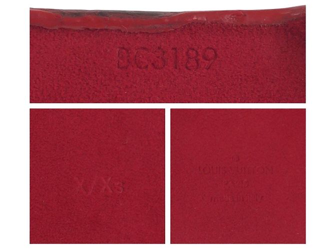 Funda de teléfono Bumper Monogram Louis Vuitton Castaño Roja - vista 4