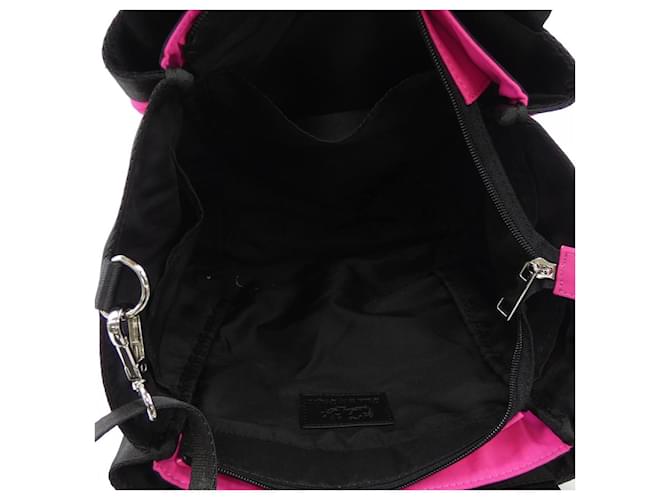 Autre Marque Borsa Dance With Dragon Nero Rosa - vista 6