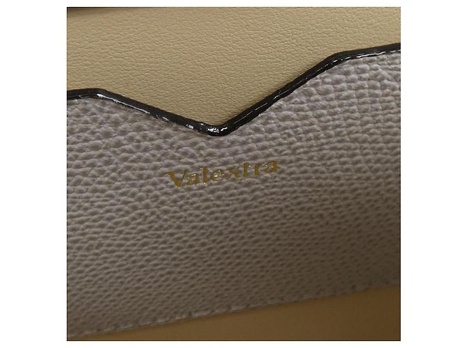 Borsa a tracolla Valextra ISIDE in pelle di vitello morbida Grigio - vista 5