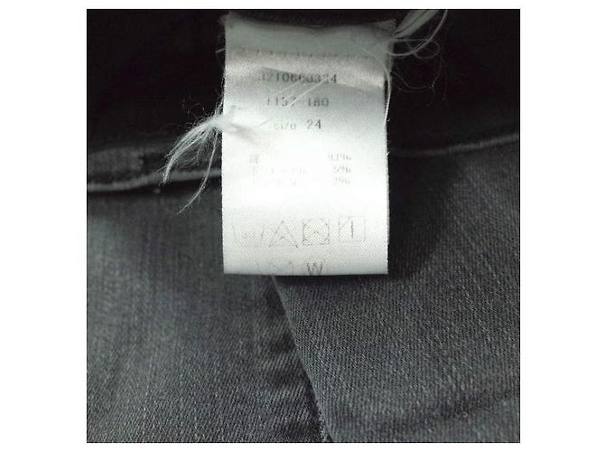 Autre Marque Pantalones de denim MOTHER INSIDER CROP STEP FRAY Gris - vista 9