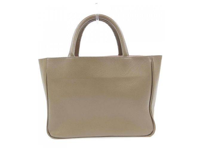 Autre Marque Borsa in pelle JOLIE MIGNON Marrone - vista 3
