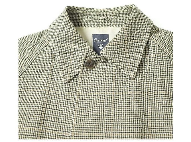 Autre Marque Abrigo de Lana a Cuadros Glen ORCIVAL Beige - vista 3