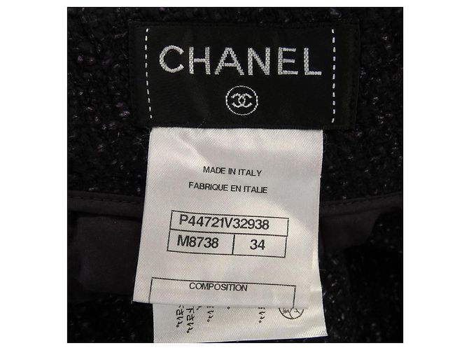 Pantalones Chanel P44721V32938 Negro Púrpura - vista 4
