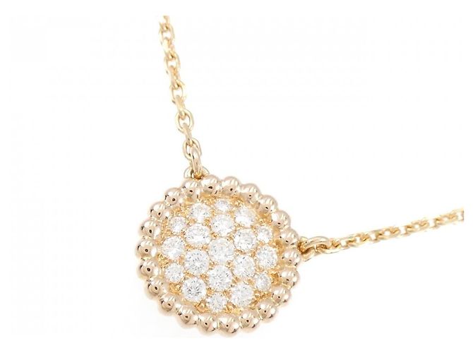 Colar Van Cleef & Arpels Perlée 750 Ouro Rosa e Diamante Dourado - vista 3