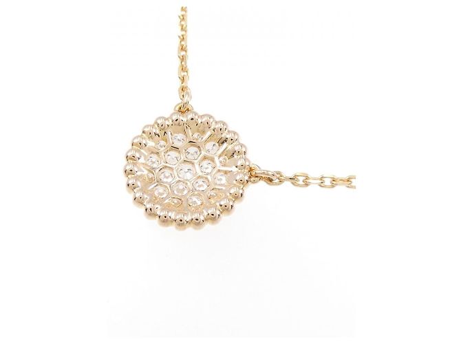 Colar Van Cleef & Arpels Perlée 750 Ouro Rosa e Diamante Dourado - vista 4