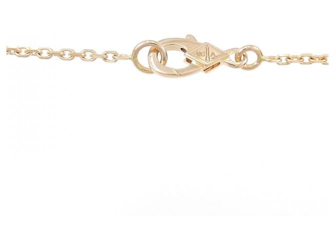 Colar Van Cleef & Arpels Perlée 750 Ouro Rosa e Diamante Dourado - vista 5