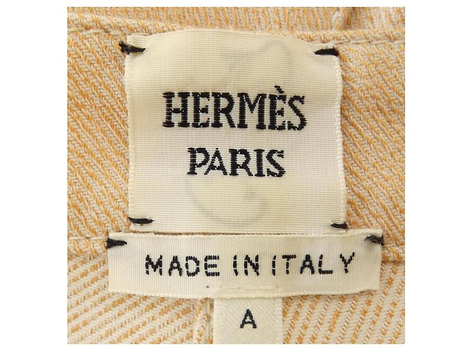 Hermès Pantalones de lana Hermes Beige - vista 4
