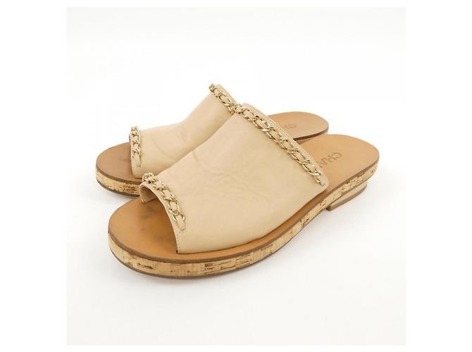 Timeless Sandali Chanel G32881 Beige - vista 3