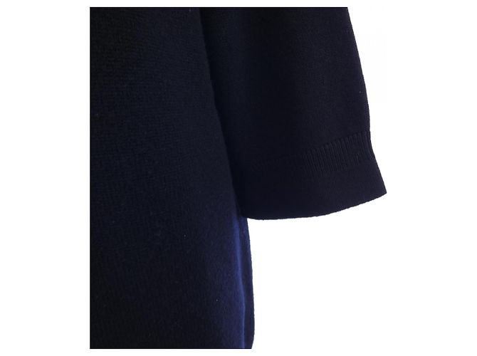 Jersey 100% Cachemira Hermès 36 Azul Azul marino - vista 6