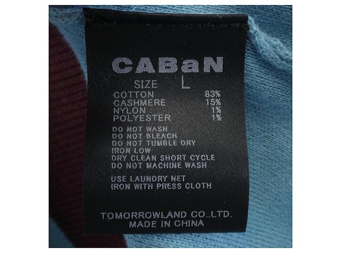 Autre Marque Cárdigan de mezcla de cachemira CABaN Castaño Azul - vista 3