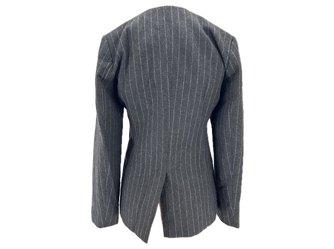 Autre Marque Blazer de tenis a rayas grises GRACE & MILA - vista 2