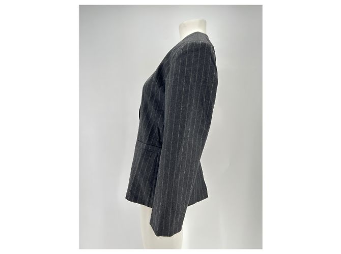 Autre Marque Blazer de tenis a rayas grises GRACE & MILA - vista 4