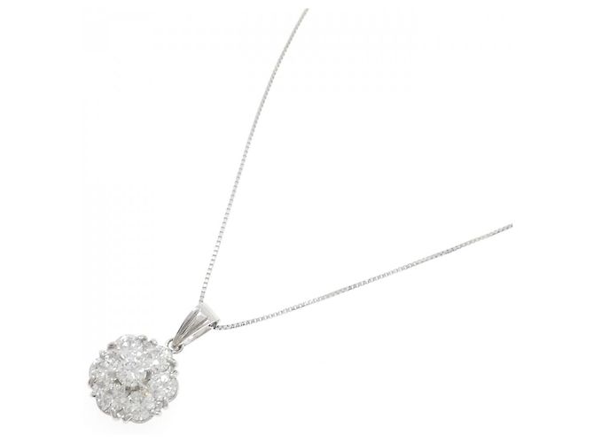 Autre Marque Collana in platino e diamanti Argento - vista 2