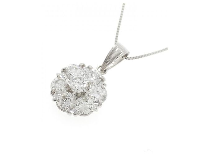 Autre Marque Collana in platino e diamanti Argento - vista 3