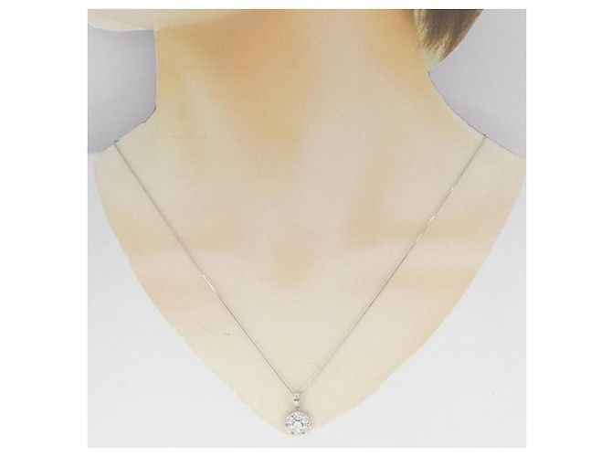 Autre Marque Collana in platino e diamanti Argento - vista 6