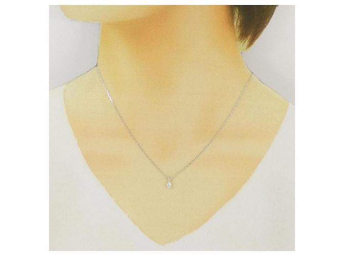 Autre Marque Collana in diamante in oro bianco Au750 Argento - vista 6
