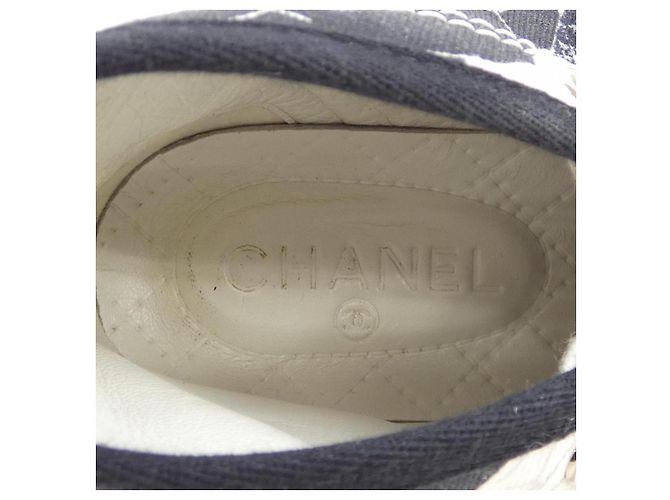 Druckstoff-Sneaker Chanel G35960X51691 Schwarz - Ansicht 6
