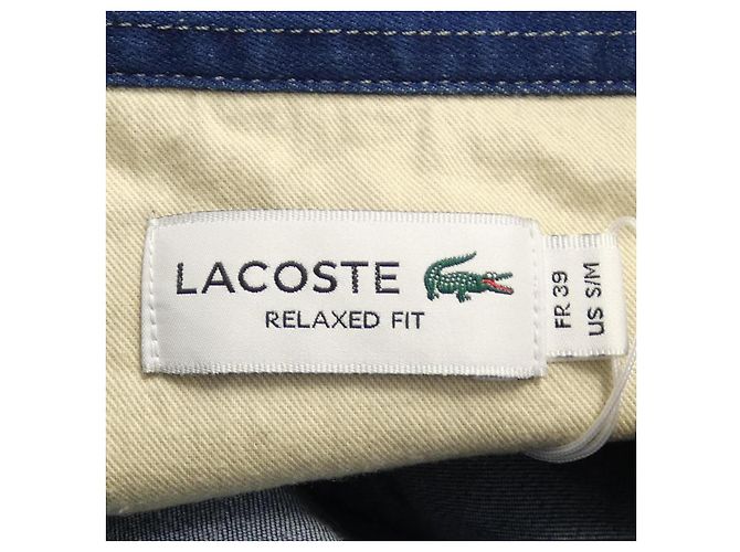 Autre Marque Camicia Lacoste Blu - vista 4