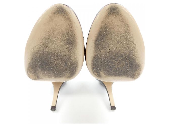 Pumps Salvatore Ferragamo Marrone - vista 4