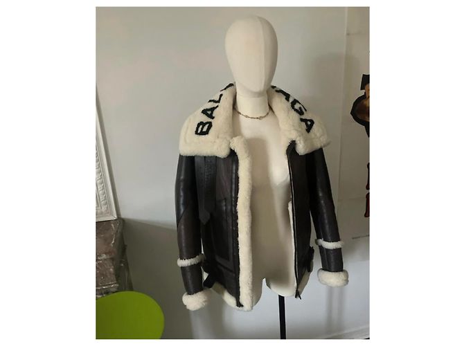 Bombardier Balenciaga en cuir - Taille 34 - vue 2