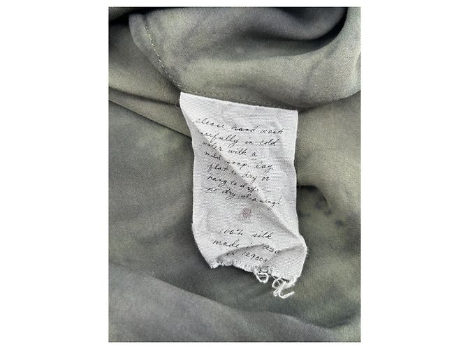 Autre Marque Blusa de seda RAQUEL ALLEGRA Verde - vista 6