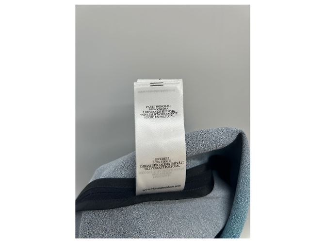 Abito lungo floreale blu con maniche lunghe Victoria Beckham - vista 6