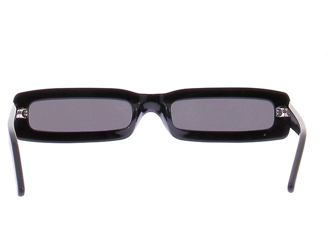 Autre Marque GEORGE KEBURIA Black Rectangular Sunglasses - view 2
