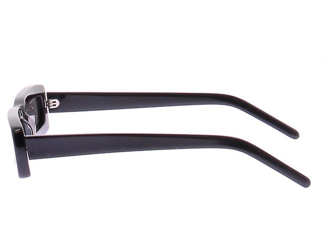 Autre Marque GEORGE KEBURIA Black Rectangular Sunglasses - view 4