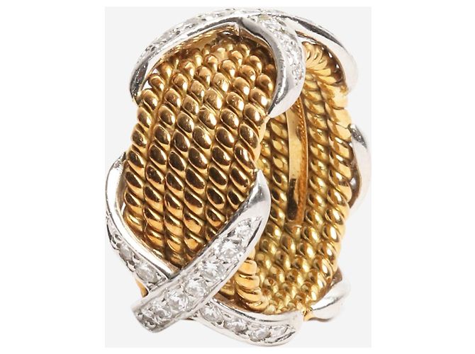 Tiffany & Co Anello in oro giallo Jean Schlumberger a corda D'oro - vista 2