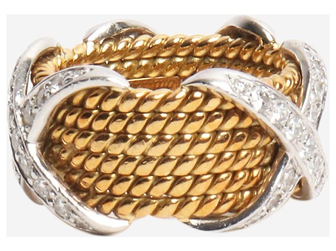 Tiffany & Co Anello in oro giallo Jean Schlumberger a corda D'oro - vista 3