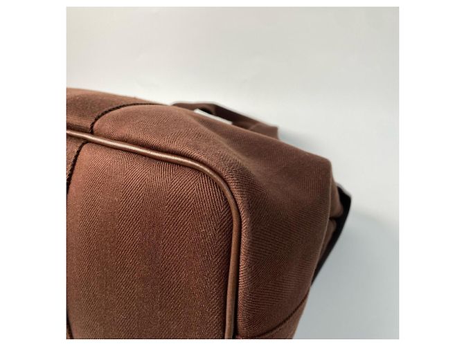Borsa tote Valparaiso MM di Hermès con pochette per donne Marrone - vista 12