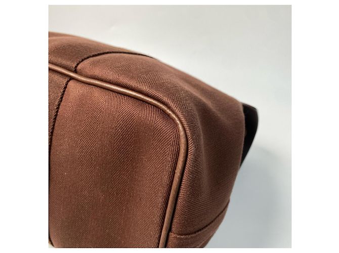 Borsa tote Valparaiso MM di Hermès con pochette per donne Marrone - vista 14