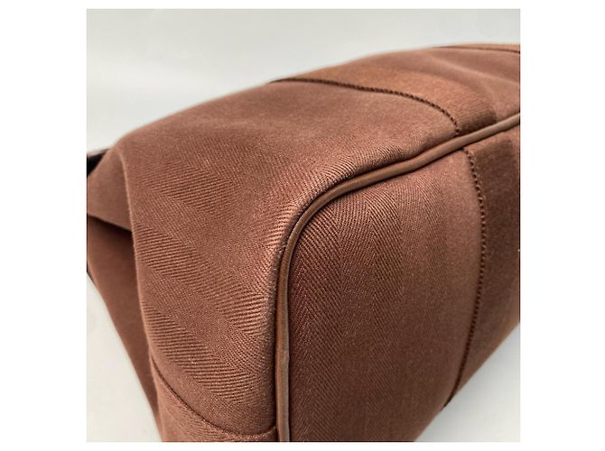 Borsa tote Valparaiso MM di Hermès con pochette per donne Marrone - vista 15