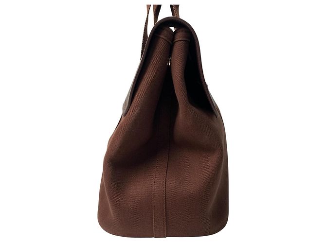 Borsa tote Valparaiso MM di Hermès con pochette per donne Marrone - vista 4