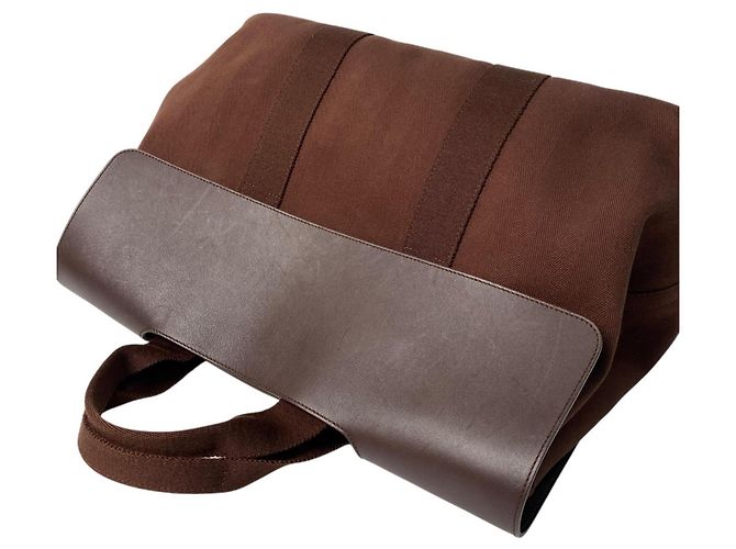 Borsa tote Valparaiso MM di Hermès con pochette per donne Marrone - vista 6