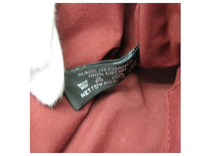 Pochette in Cotone e Pelle Hermès Bolide MM da Donna Bordeaux, Marrone - vista 12