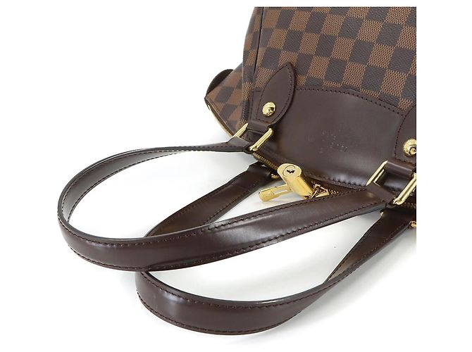 Borsa Louis Vuitton Damier Verona PM, marrone ebano, hardware dorato. - vista 6