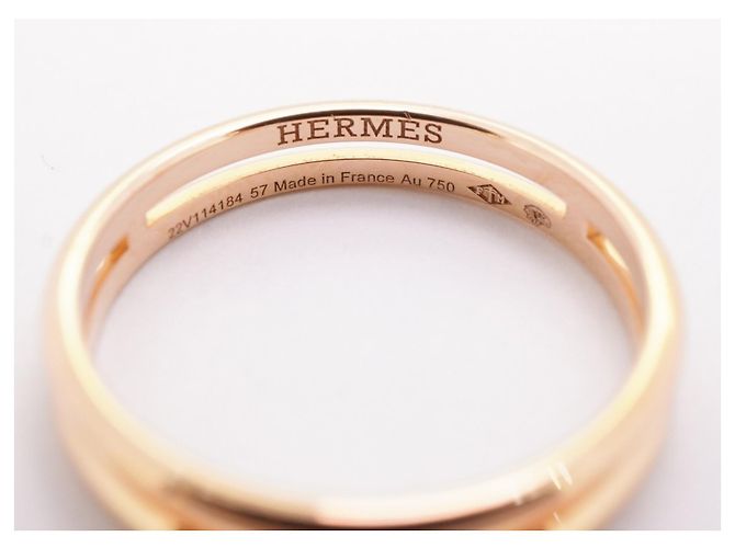 Hermès Hermes Ariane Ring, Pink Gold, Size , Men's, - view 4