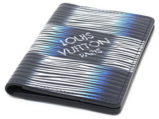 Organizer per Carte in Pelle Damier Rush Blu Louis Vuitton - vista 5