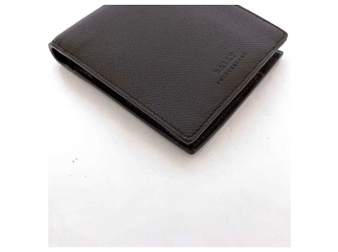 Billetera plegable Bally marrón de cuero sin usar BALLY Grain plegable compacta - vista 4