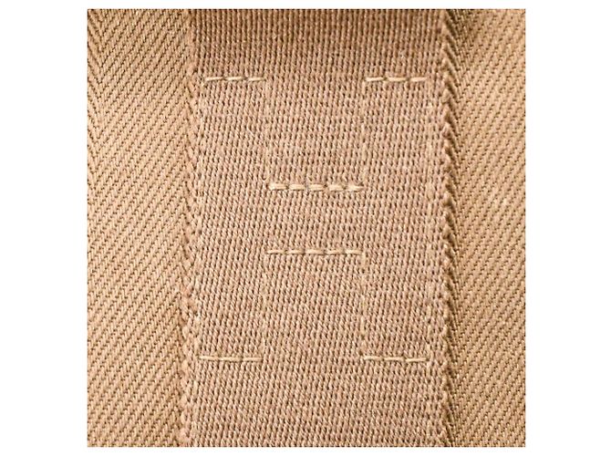 Hermès Borsa HERMES Valparaiso PM, pelle Toile Etoupe, per donne. Marrone - vista 8