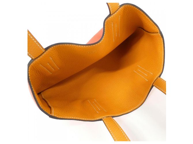 Hermès Double Sens Handtasche Pink - Ansicht 5