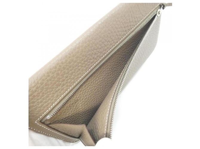 Hermès Hermes Dogon Long Wallet Brown - view 10