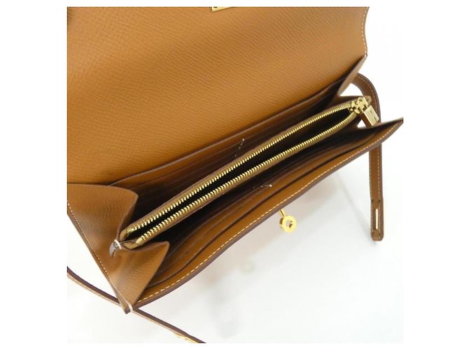 Hermès Kelly Classic Geldbörse Braun - Ansicht 7
