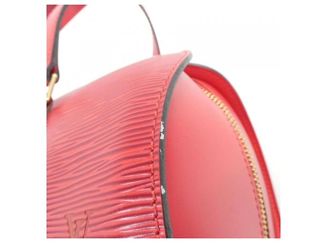 Borsa Soufflot Epi Louis Vuitton Rosso - vista 5